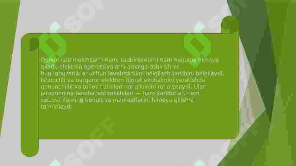 Internet tarmogida biznes jarayonlarini tashkil etish. 3