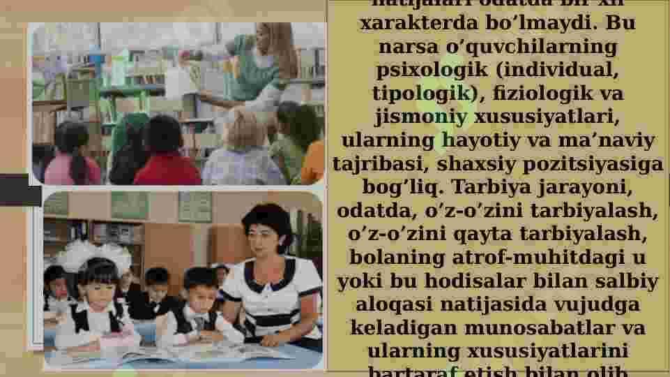Tarbiyaning maqsad va vazifalari 7