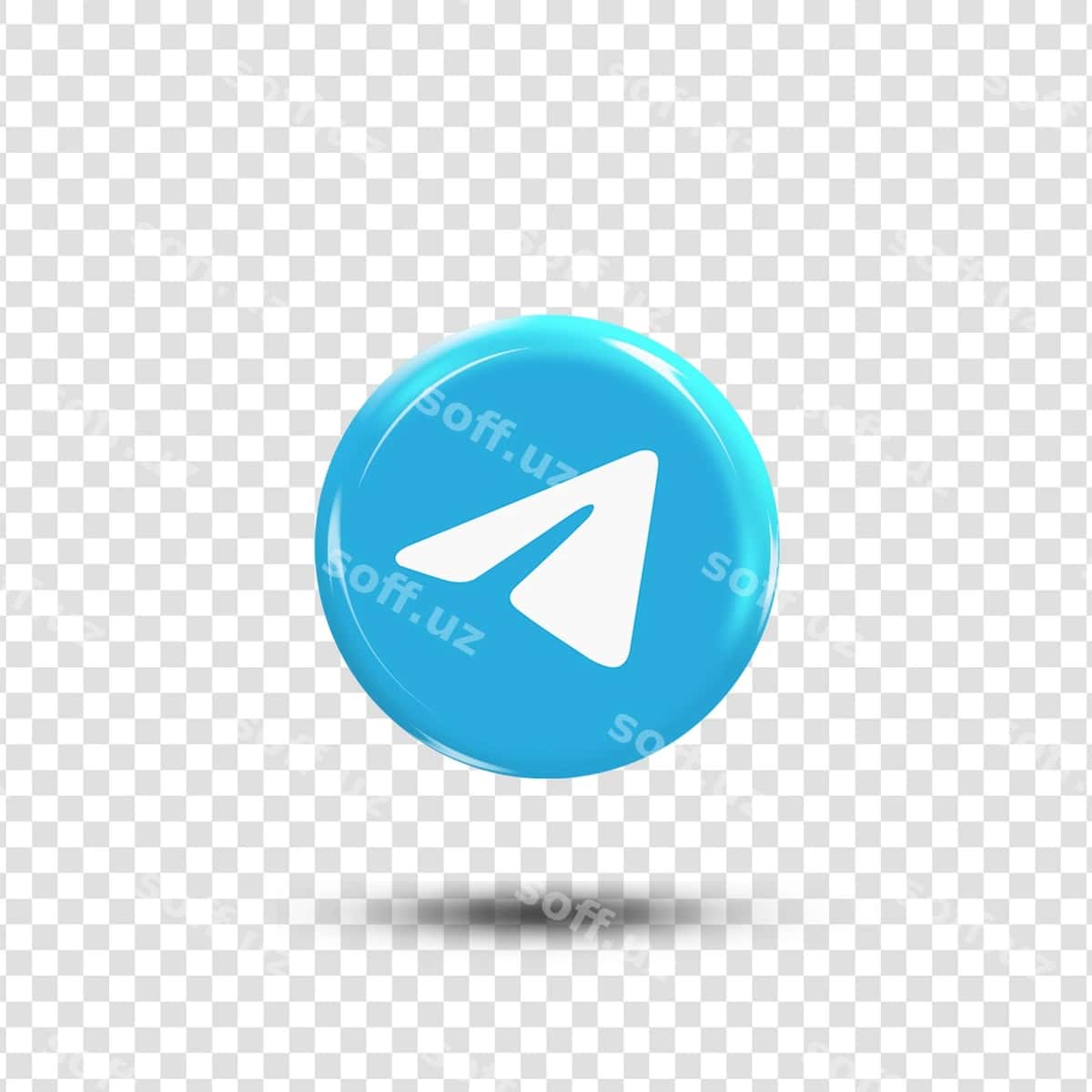 Telegram ikonka psd | Telegram icon psd 1