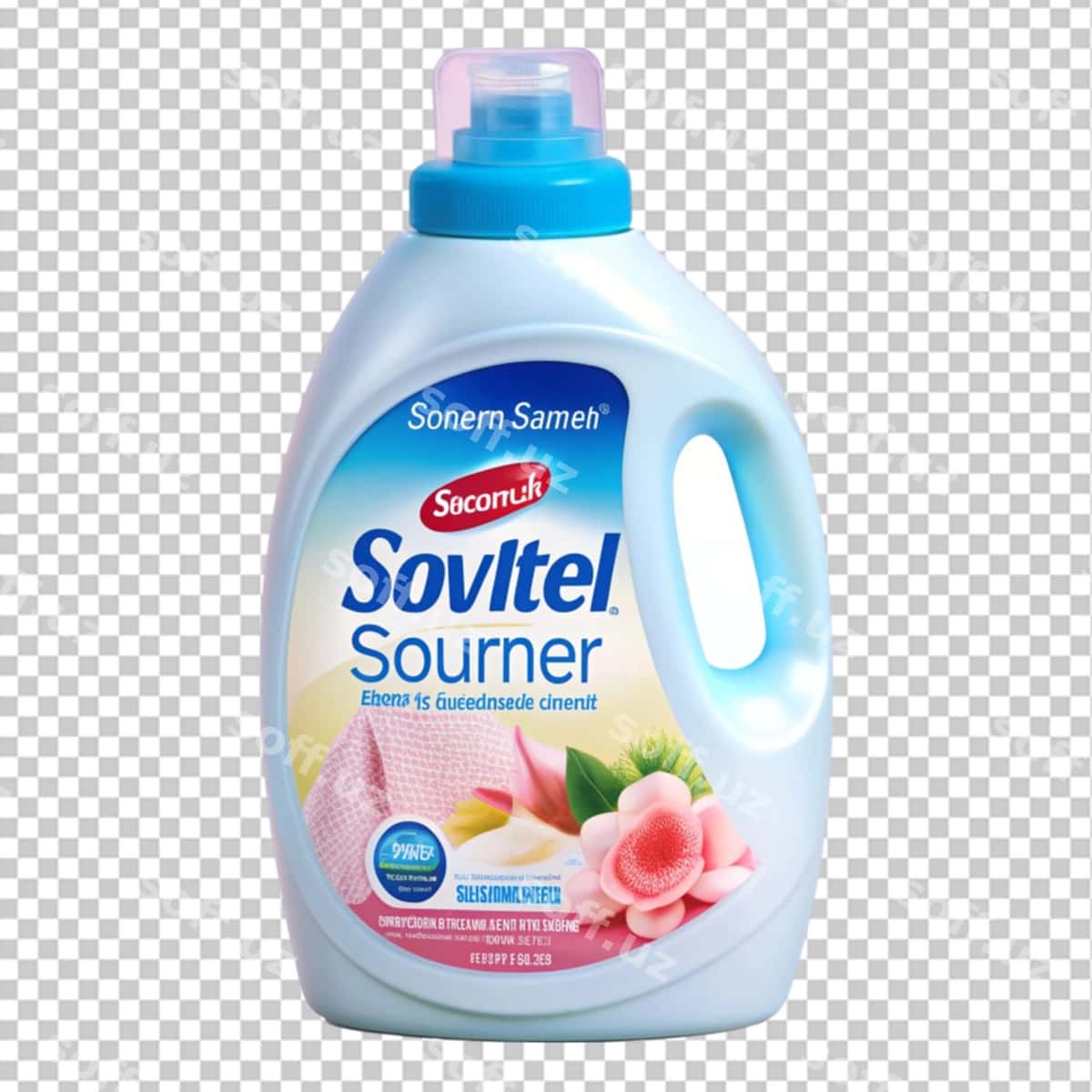 Hovuz toziluvchisi shaffof orqa fonda | Toilet cleaner transparent background 1