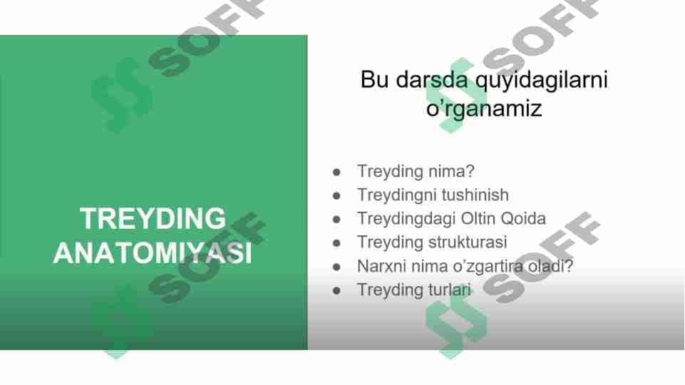 Trading brief lesson 1