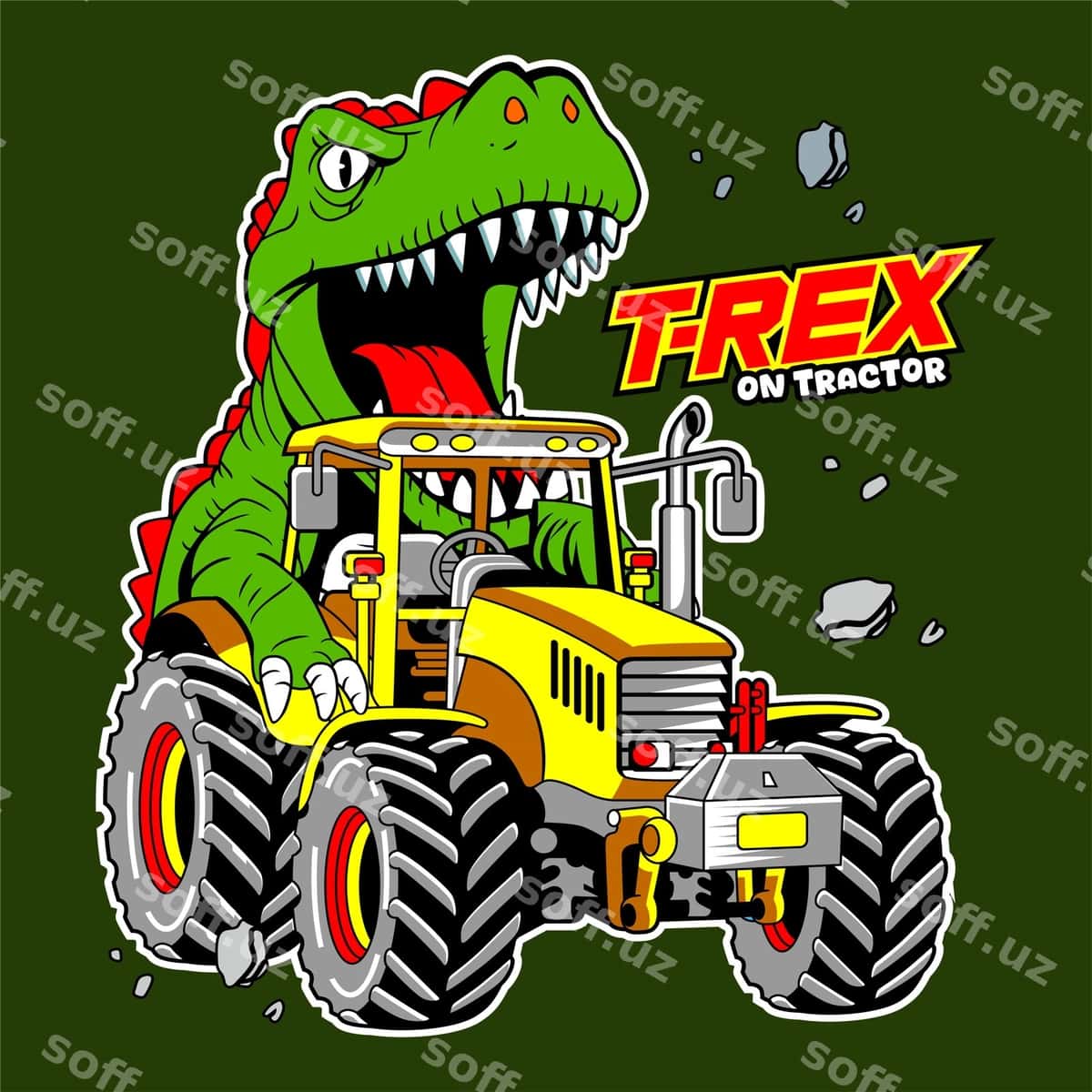 Trex vector traktor | Trex vector tractor 1