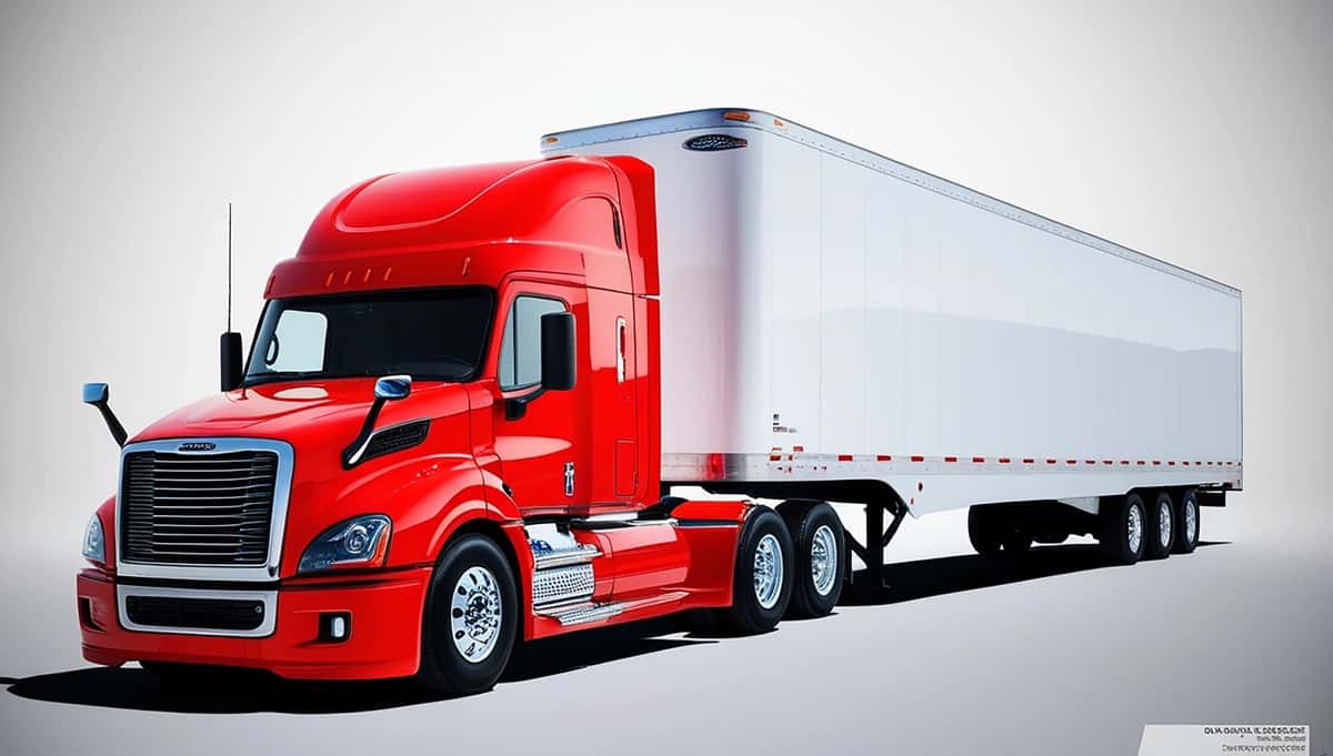 Oq fonda yuk mashinasi logotipi | Truck logo white background 1