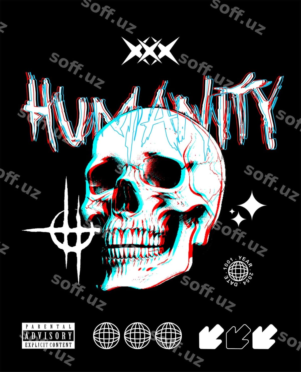 Tipografiya futbolka dizayni insoniylik | Typography t shirt design humanity 1