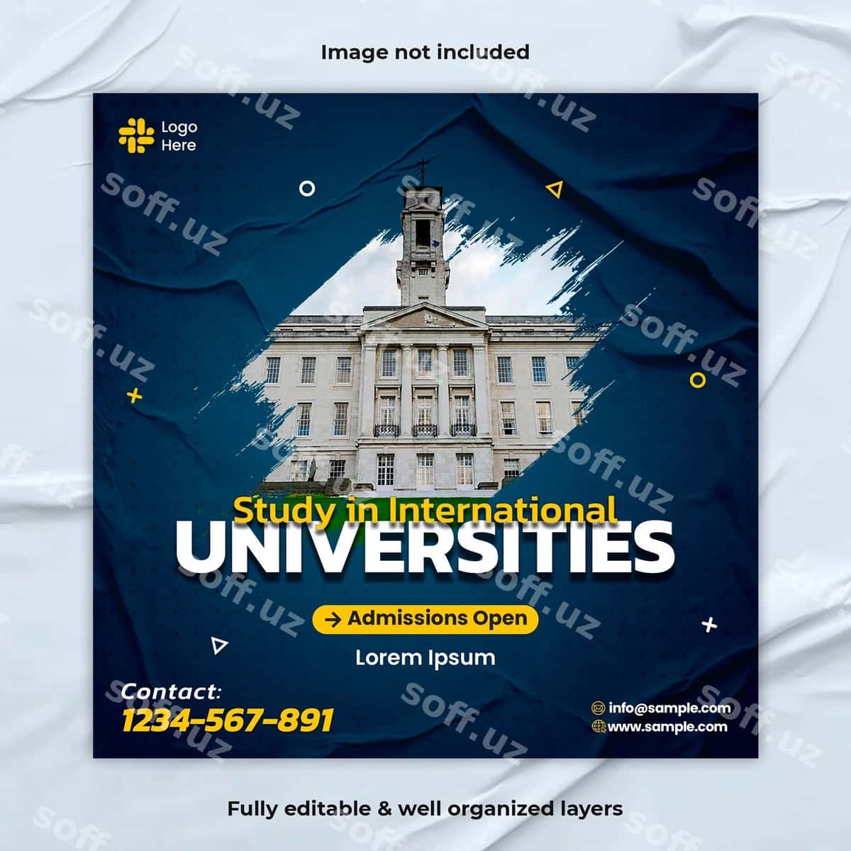 Universitet posteri ijtimoiy tarmoqlar | University poster social media 1