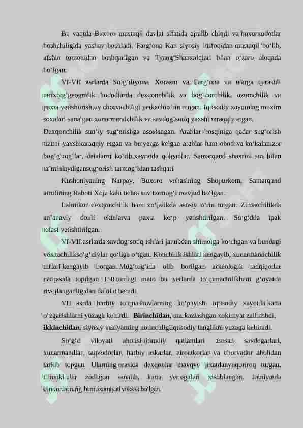 V asrdaning o'rtalarida Eftaliylarning Markaziy Osiyoga kirib kelishi 8