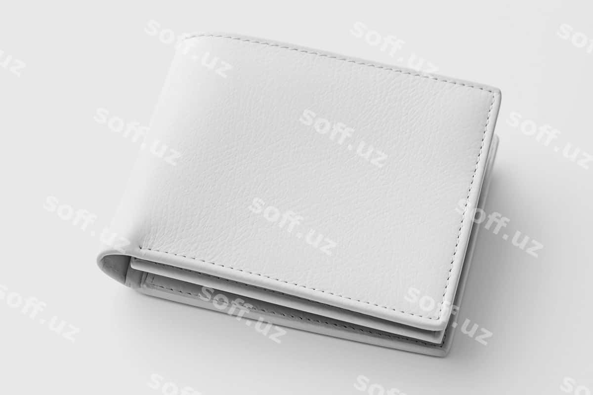 Hamyoy mockup studiyasi | Wallet studio mockup 1