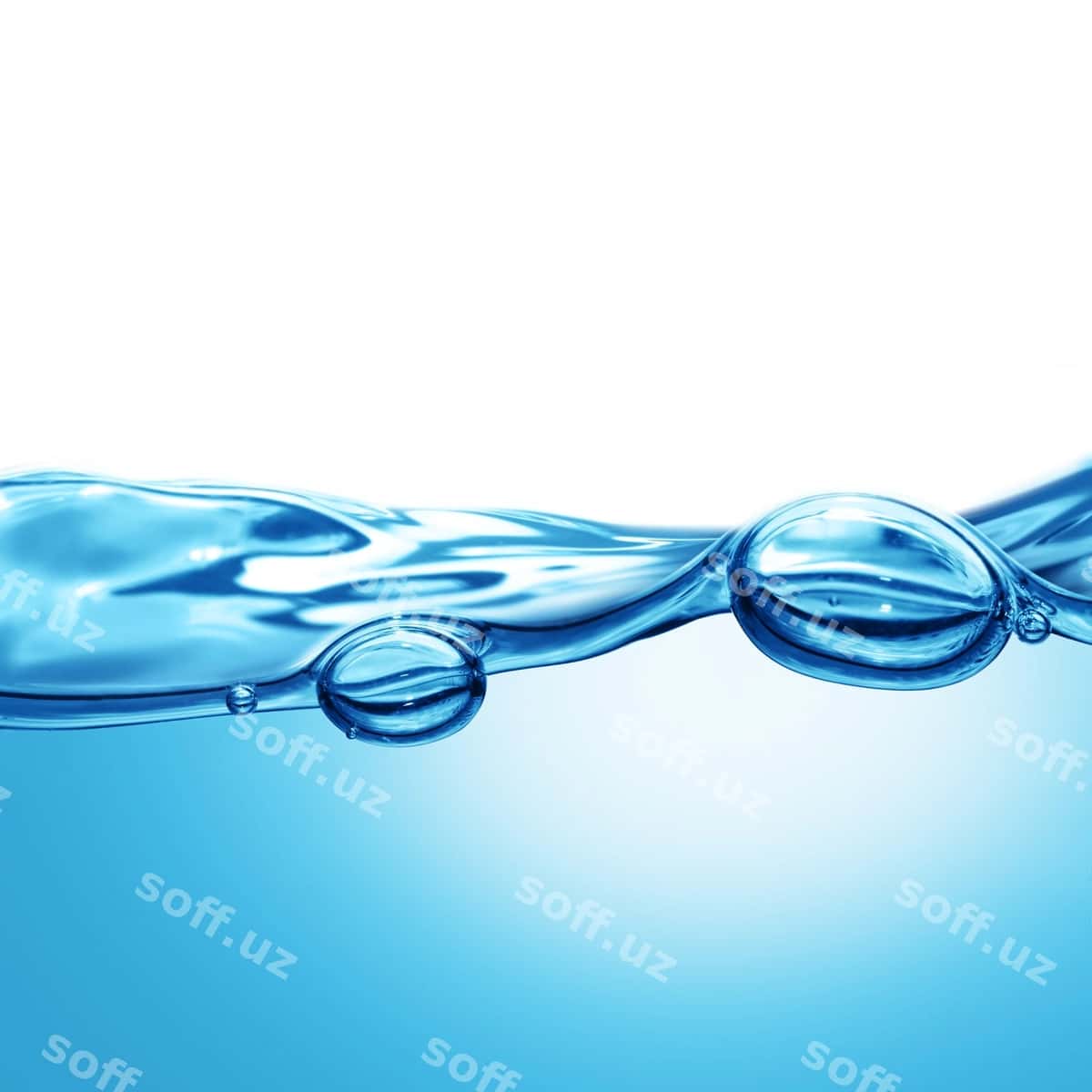 Suvo fon havo pufaklari bilan | Water background with air bubbles 1
