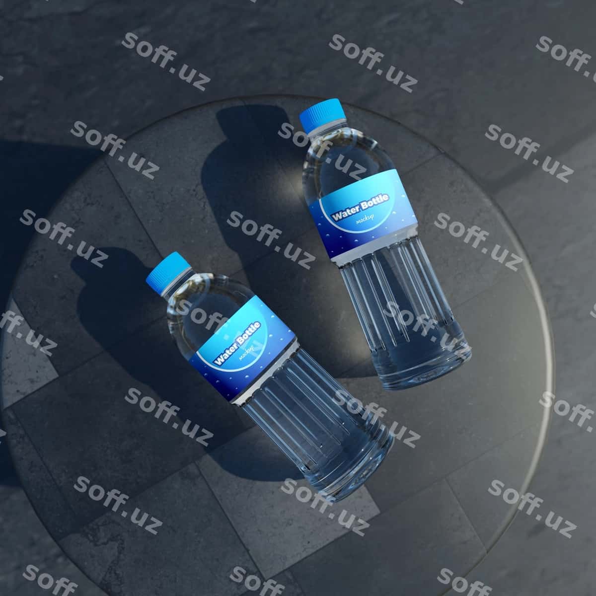 Suvoq shisha mockup psd | Water bottle mockup psd 1