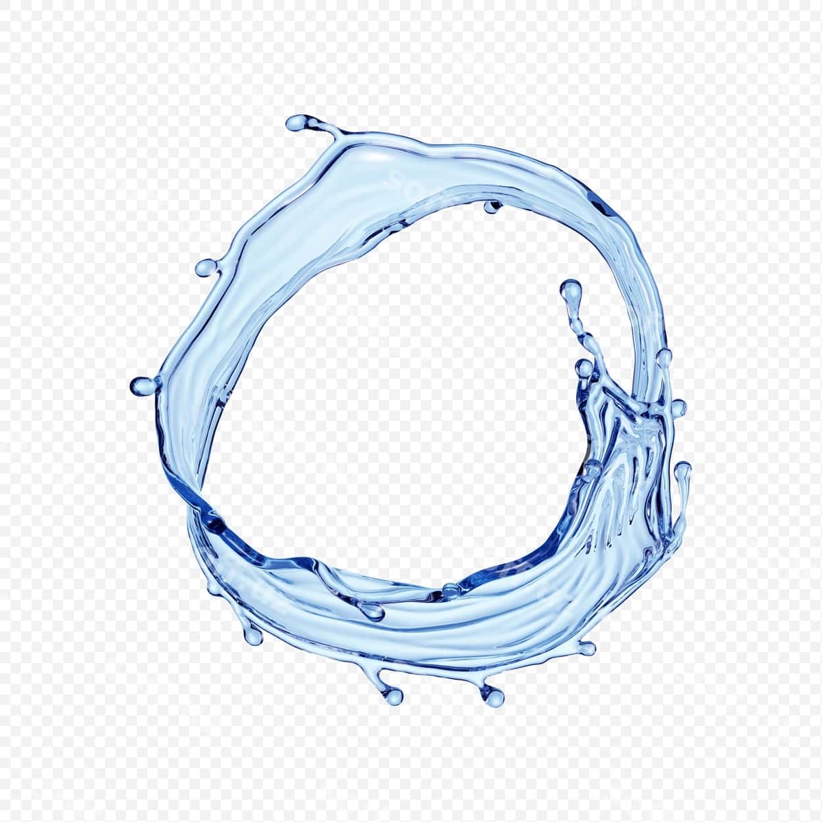 Su zarqalmasi shaffof ajraltirilgan | Water splash transparent isolated 1