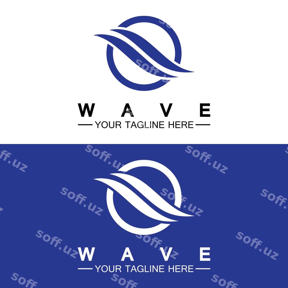 To‘lqin belgi vektor illustratsiya dizayni | Wave symbol vector illustration design 1