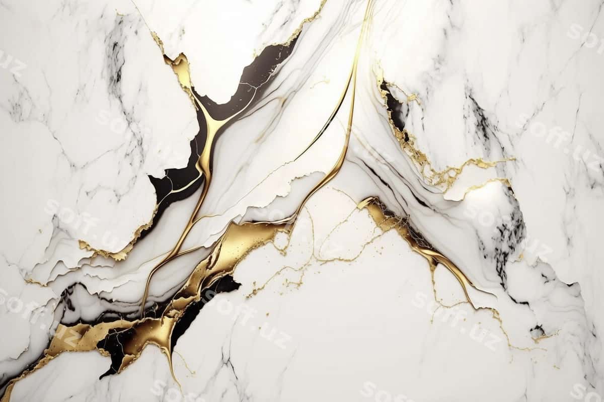 Oq o'tpashoq marmuri teksturali orqa fonda | White gold marble textured background 1