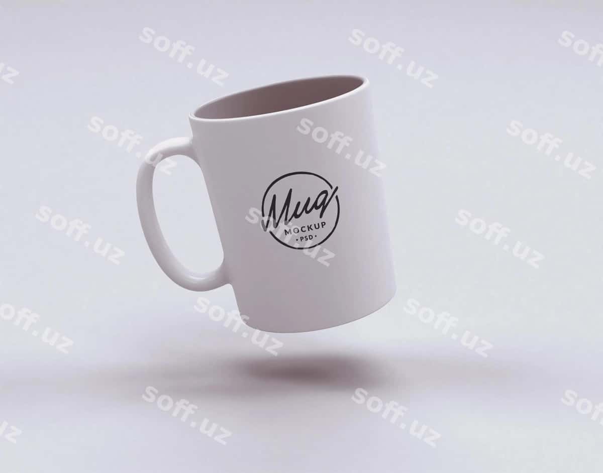 Oq finjal mockup | White mug mockup 1