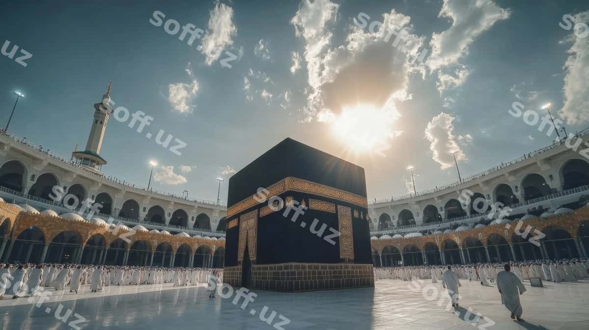 Keng burchakli surat Kaabada | Wide angle shot kaaba 1
