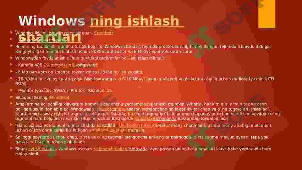 Windows operatsion tizimi haqida 7