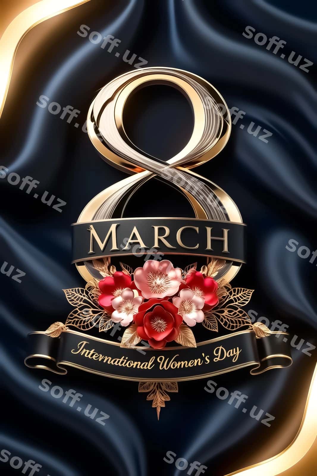 Ayollar kuni grafik dizayn | Womens day graphic design 1