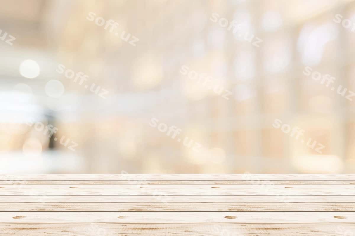 Yog'och jigarrang taxtalar bokeh fon | Wooden brown boards bokeh background 1