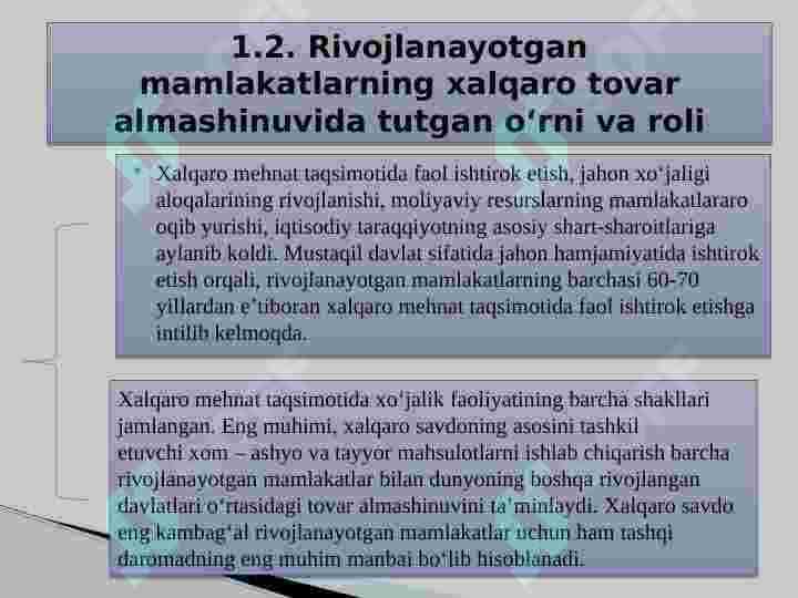Yangi industrial mamlakatlarda iqtisodiy o'sish suratlari 7