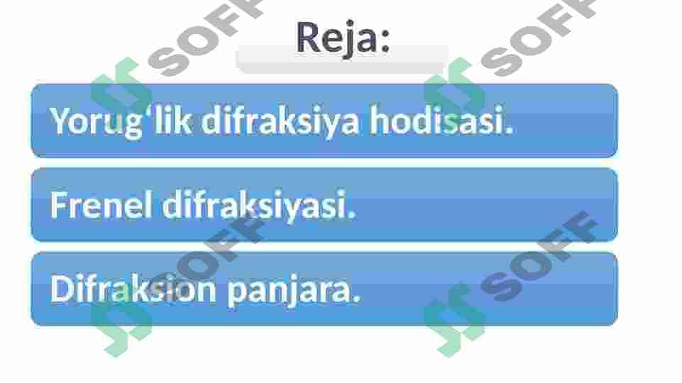 yorug'lik difraksiyasi 2