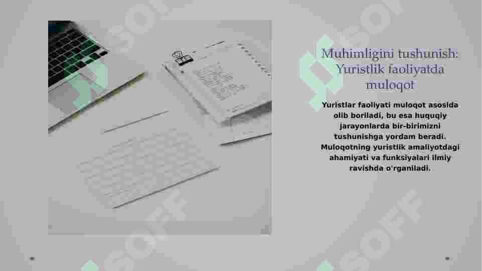 Yuristning kasbiy faoliyatidagi muloqot 4