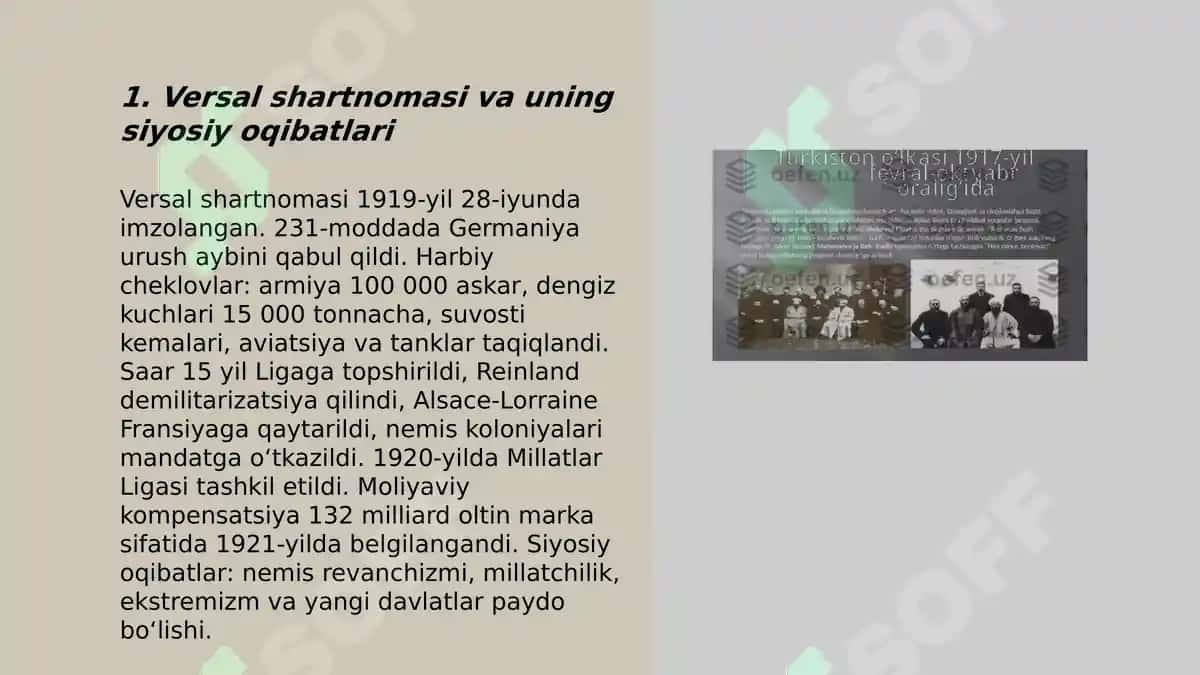 Jahon urushlari oralig'idagi siyosiy hayot 3