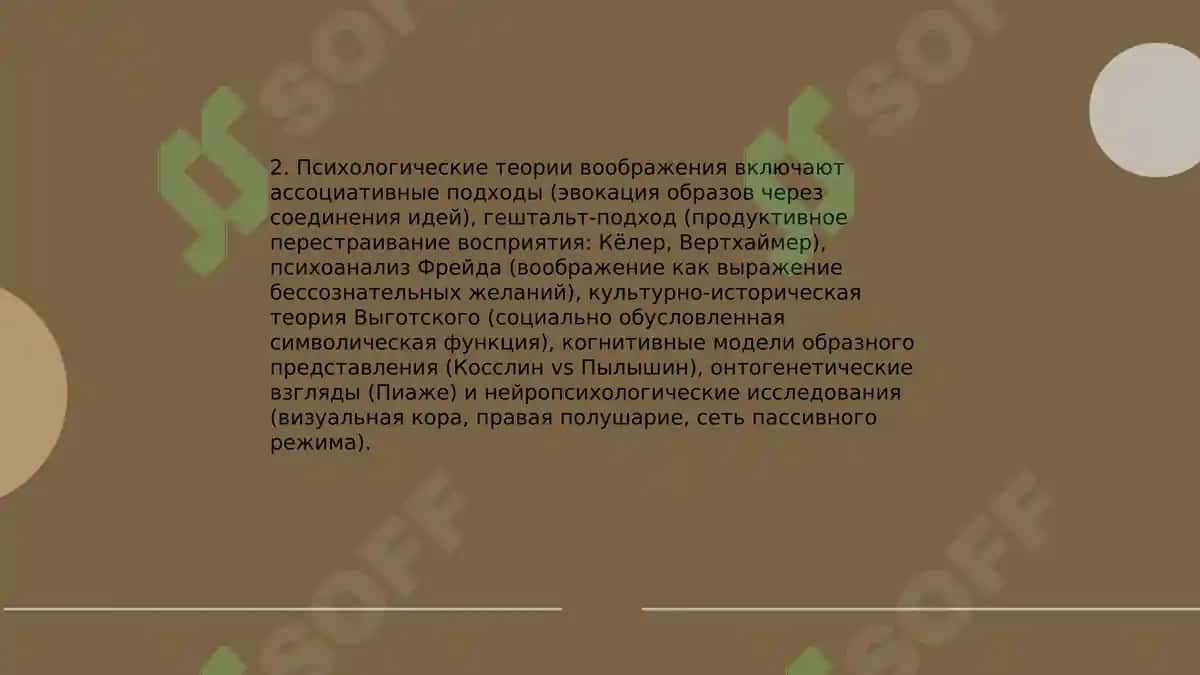 Реферат на тему Воображение 4