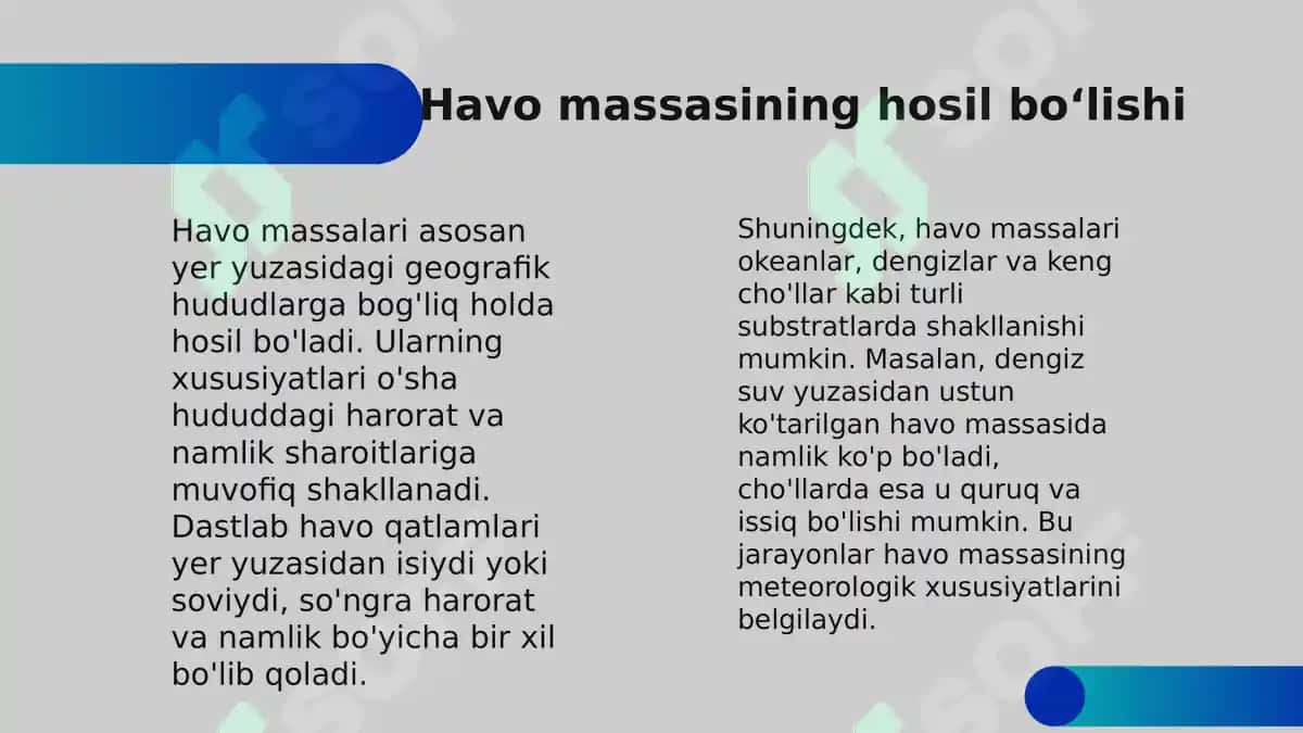 Havo massalari 5