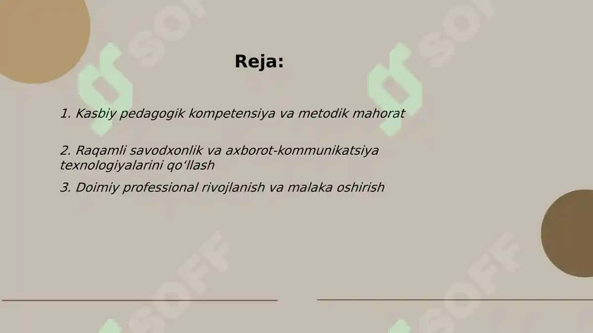 Zamonaviy pedagogga qoʻyiladigan talablar 2