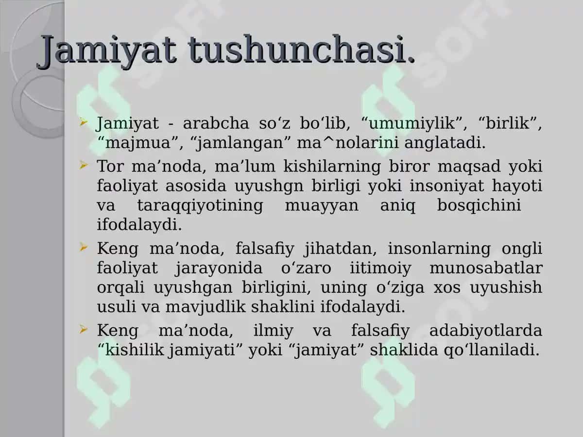 Jamiyat va insonning falsafiy muammolari 3