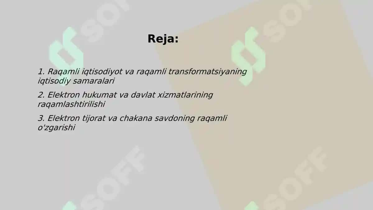 Iqtisodiyot, jamiyat, shaxsning raqamli transformatsiyalari 2