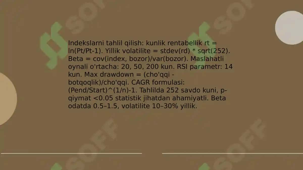 Moliya bozori statistikasi 4