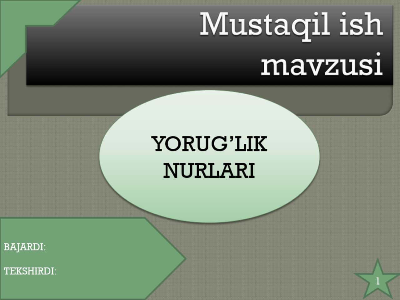 Yorug‘lik nurlari