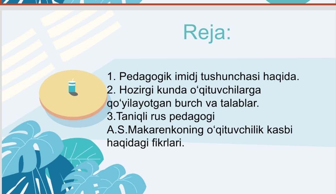 Zamonaviy pedagogning imidji