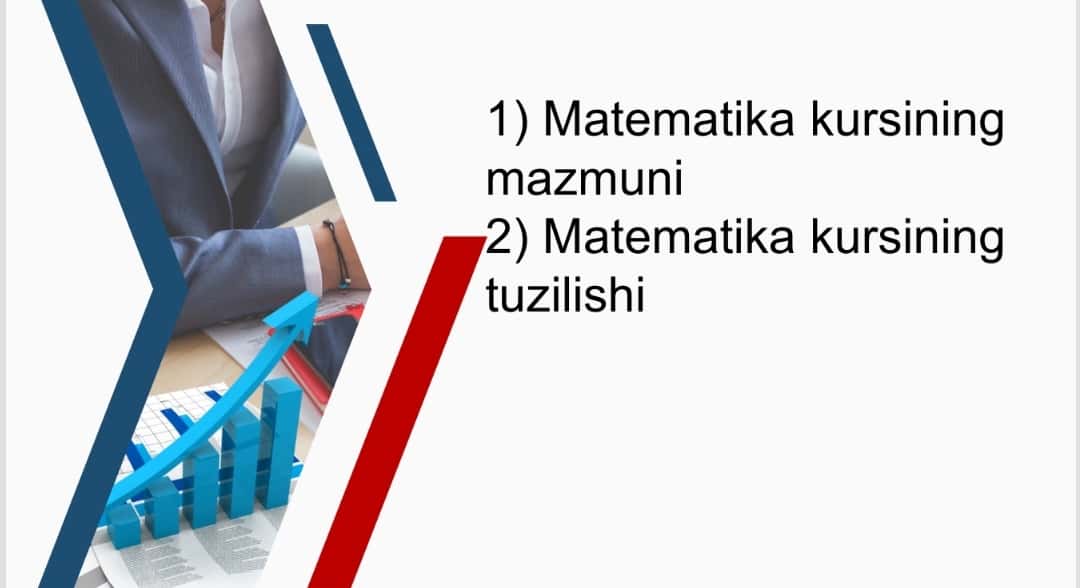 Boshlangʻich sinflarda matematika kursining mazmuni va tuzilishi