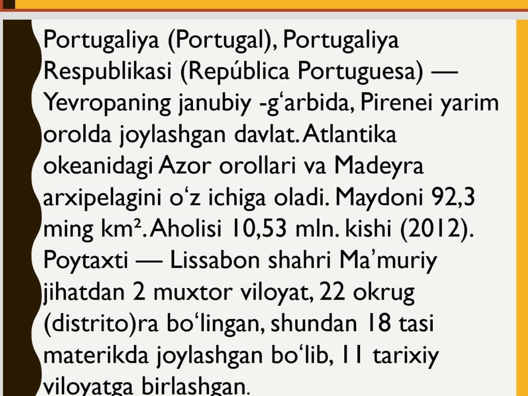 XX asr oxiri va XXI asr boshlarida Portugaliya