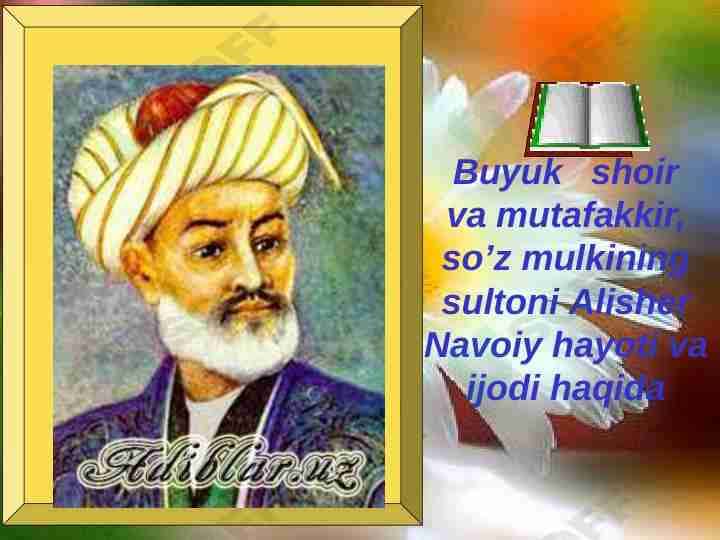 alisher navoiy hayoti va ijodi