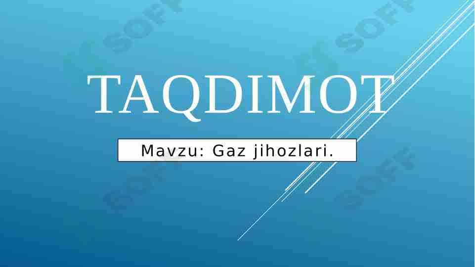 Gaz jihozlari