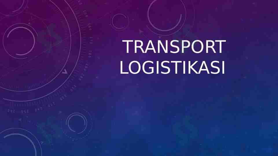 Transport logistikasi