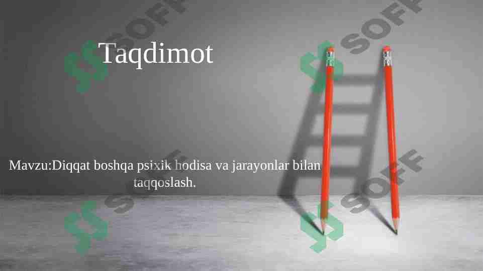 Diqqat boshqa psixik jarayonlar bilan taqqoslsh