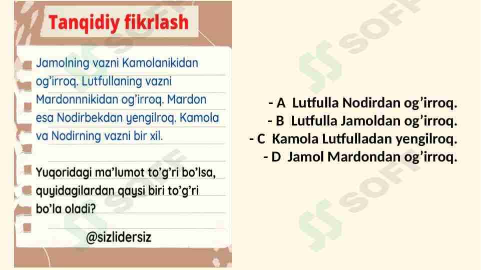 Tanqidiy fikrlash