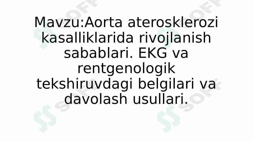 Aorta aterosklerozi