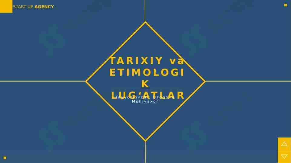 Tarixiy va etimologik lug'atlar