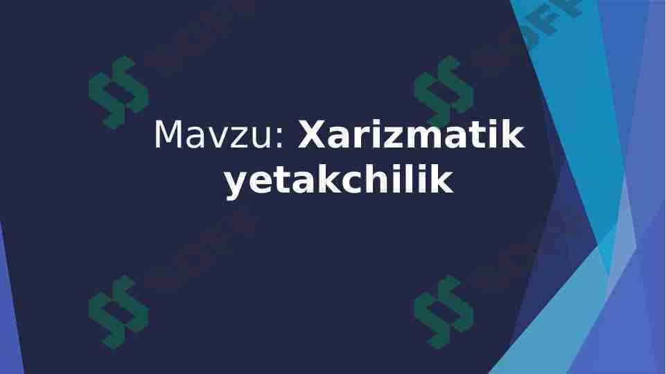 Xarizmatik yetakchilik