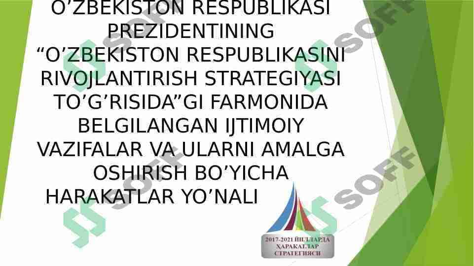 HARAKATLAR STRATEGIYASI