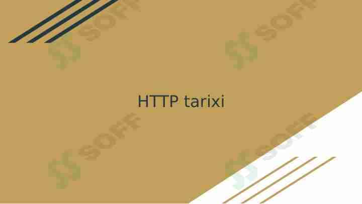 HTTP Protokoli