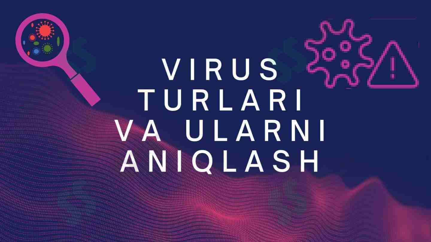 VIRUS TURLARI VA ULARNI ANIQLASH