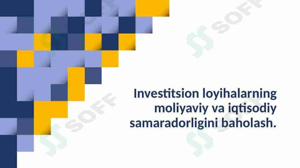 Investitsiya samaradorligi