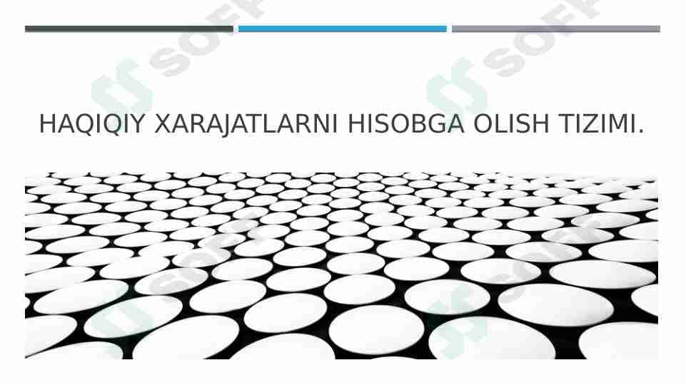 Haqiqiy xarajatlarni hisobga olish tizimi