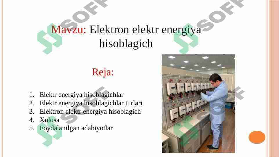 Elektron elektr energiya hisoblagich