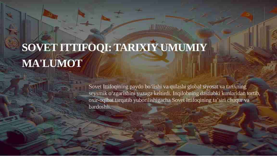 SSR ning Inqirozi